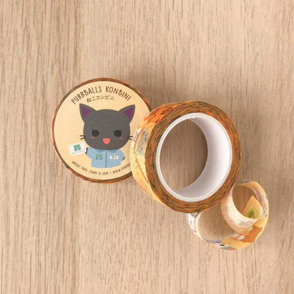 Cat Konbini Washi Tape